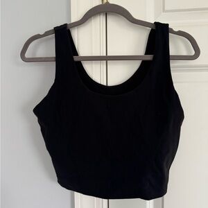 BuffBunny Black Crop Top